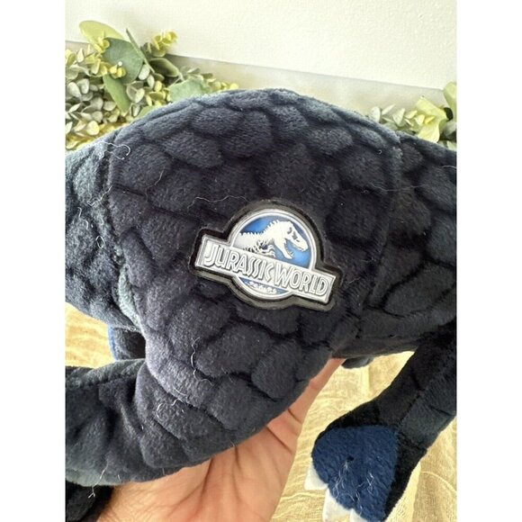 Jurassic World‎ Blue Velociraptor Raptor Plush Stuffed Animal Dinosaur 11” - Picture 8 of 10